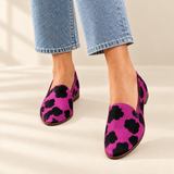 Ivy spot print loafers, view 2