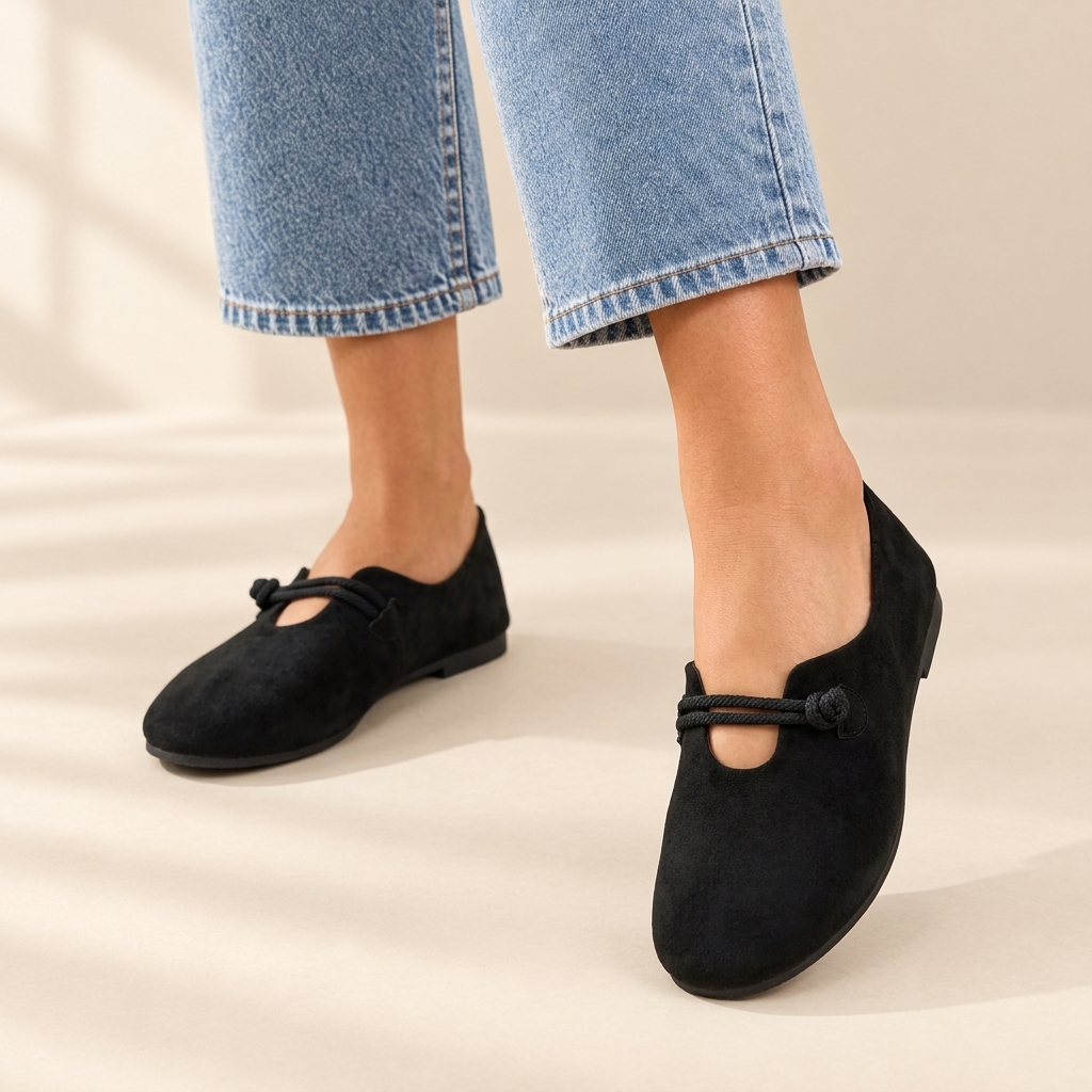 Naomi Plush Lined Comfort Shoes, view 4