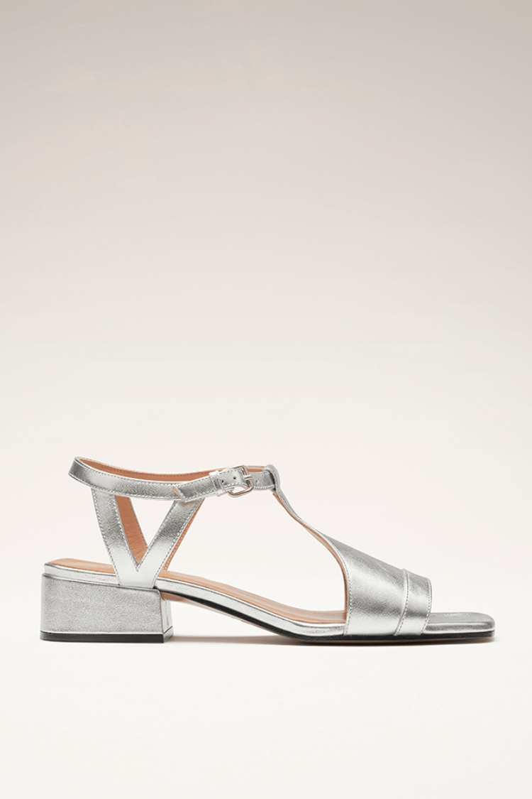 Tindra block heel sandal, view 3