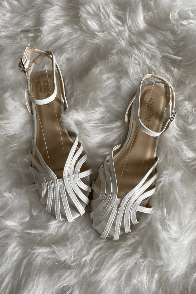 Romy layered strap sandal, view 5