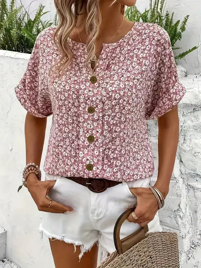 Wolena wildflower blouse, view 3