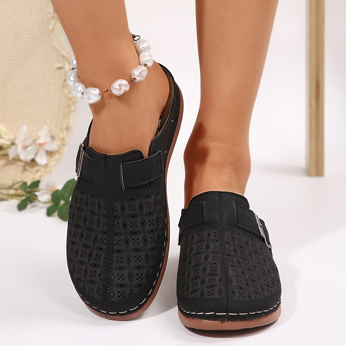 Jessica orthopaedic slip-on mules, view 12
