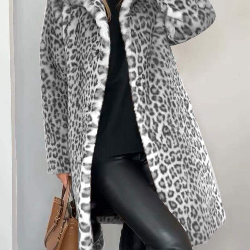 Lola | Leopard Long Jacket