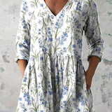 Jeanne white textured blouse, front view
