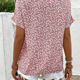 Wolena wildflower blouse, view 2