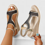 Jessica Espadrille Wedge Sandals, view 7