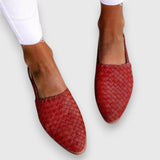 Lysena comfy sandals in Red, view 3