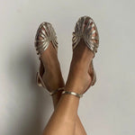Romy layered strap sandal, view 7