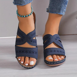 Emma Soft Step Slide Sandals, view 8