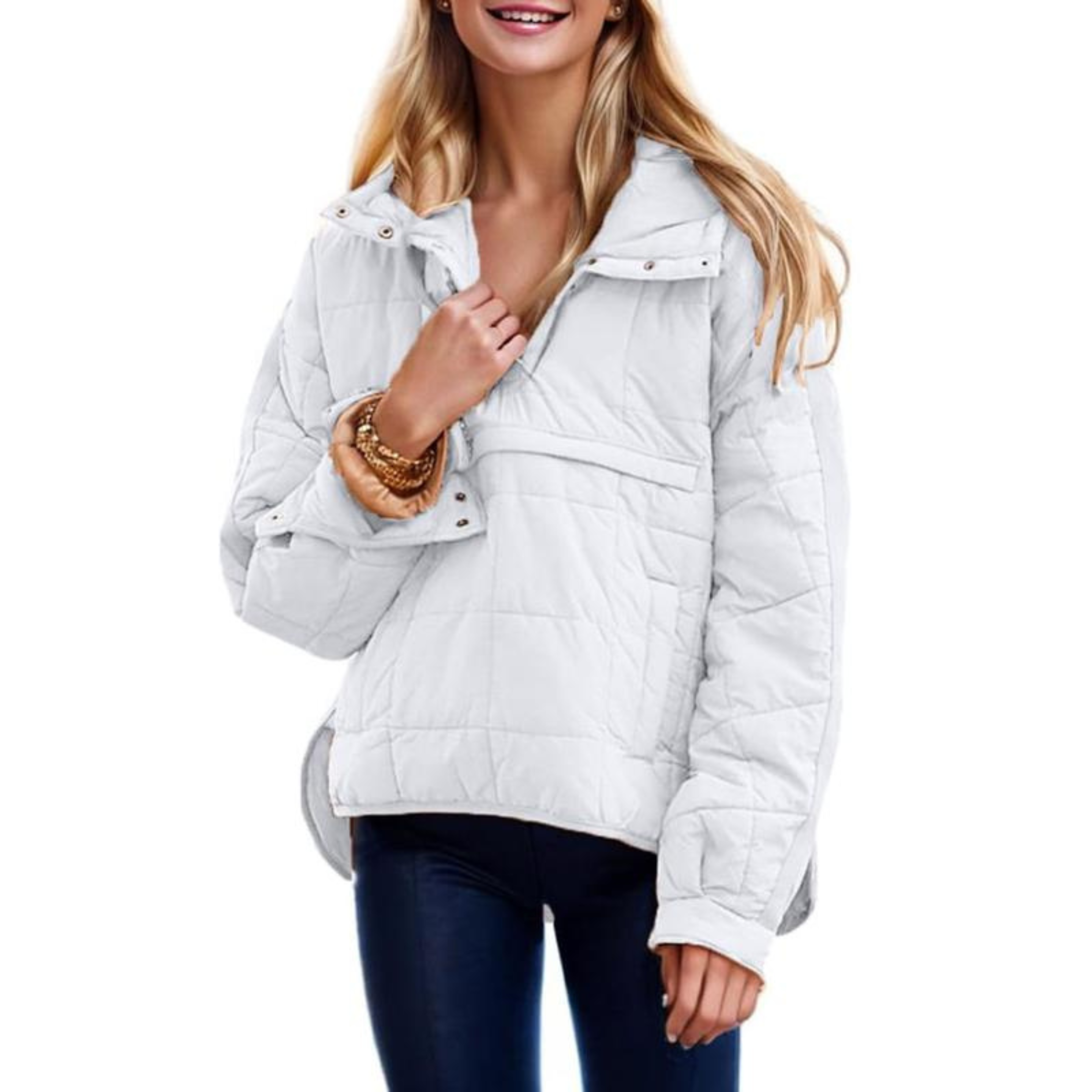 Joy | Oversized Hooded Pullover Jacket