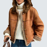 Rosalind | Buttoned Sheepskin Jacket