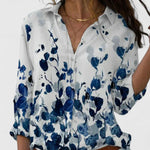 Nadienne striped blouse in Sky Blue, view 3