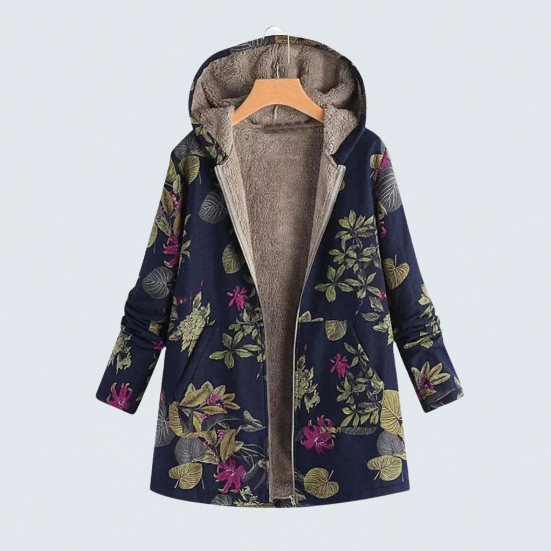 Sophia | Floral Fleece Jacket