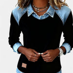 Mia casual long sleeve blouse, view 6