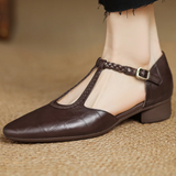 Elizabeth | Braided Leather Strap Shoes