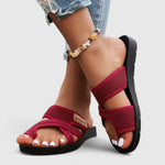Ottalene orthopaedic sandals in Red, view 2