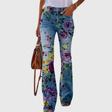 Daisy | Women Floral Trousers