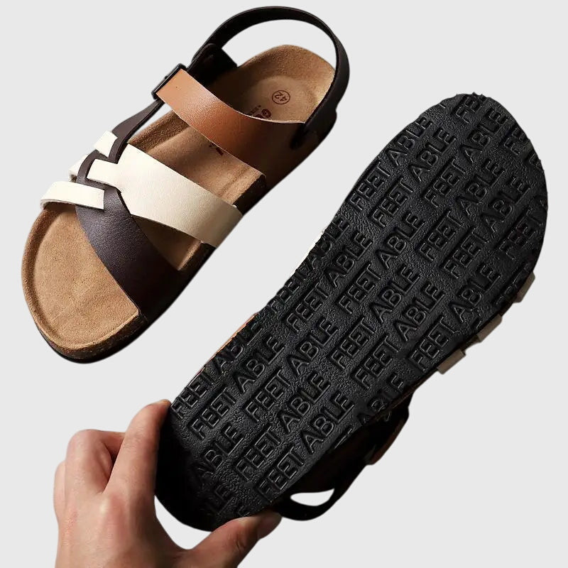 Nora cosy orthopaedic sandals, view 3