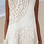 Oplena casual sleeveless print dress, view 2