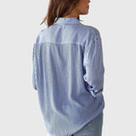 Ariana striped collared shirt, view 7