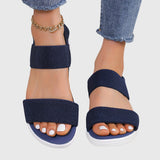 Emila Stretch Strap Comfort Sandals, view 8