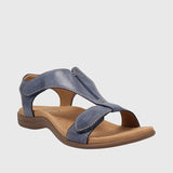 Kylie Orthopaedic Velcro Sandals in Blue, view 7