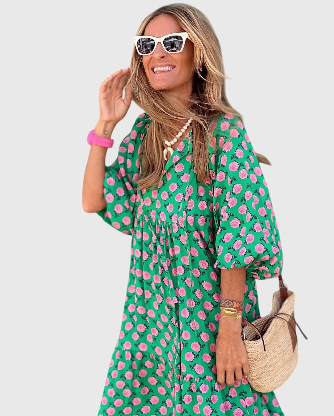 Sarah boho maxi dress, view 4