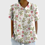 Jenna floral blouse in Light Pink with Floral Print, view 7