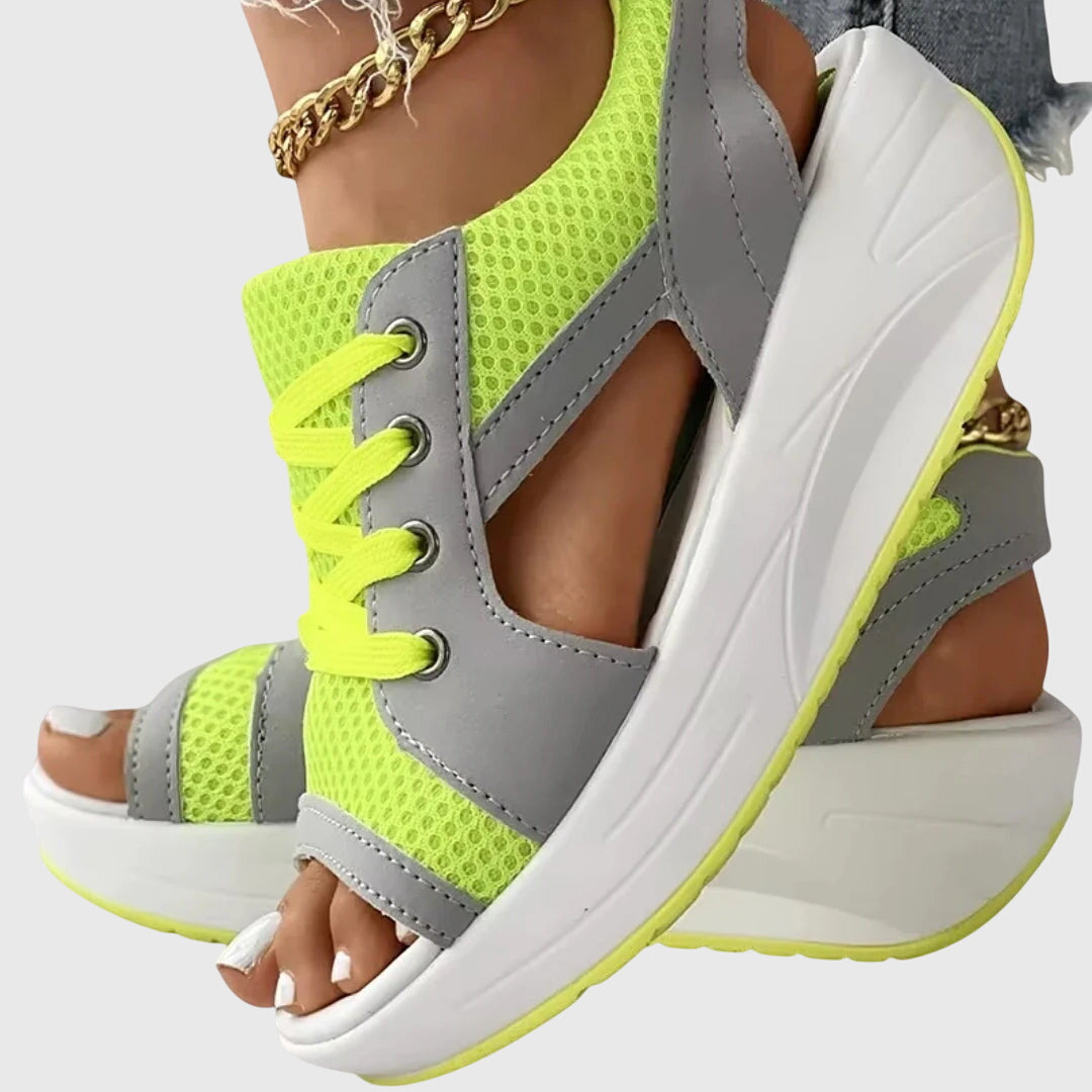 Marlene comfy sandals in Green, view 6