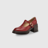 Evelyn | Chunky T-Bar Court Shoes