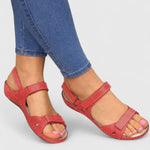 Bianca Comfortable Velcro Sandals, front view