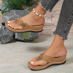 Luna toe-loop comfort sandals, view 6
