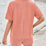 Solenne corduroy top and shorts set, view 10