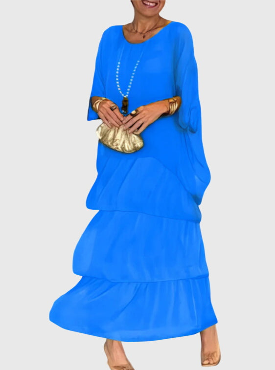 Susan long flowing elegant maxi dress, view 12