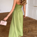 Liora strapless midi dress, view 5
