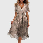 Catalina Chic Midi Dress in Light Pink, view 4