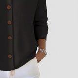 Merry knitted button blouse, view 9