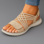 Levila crossover comfort sandals in Beige, view 4