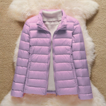 Ulla lilac puffer jacket, view 2