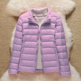 Ulla lilac puffer jacket, view 2