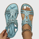 Blessy Embellished Slingback Sandals, view 2