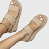 Kelsey Platform Slingback Sandals, view 8