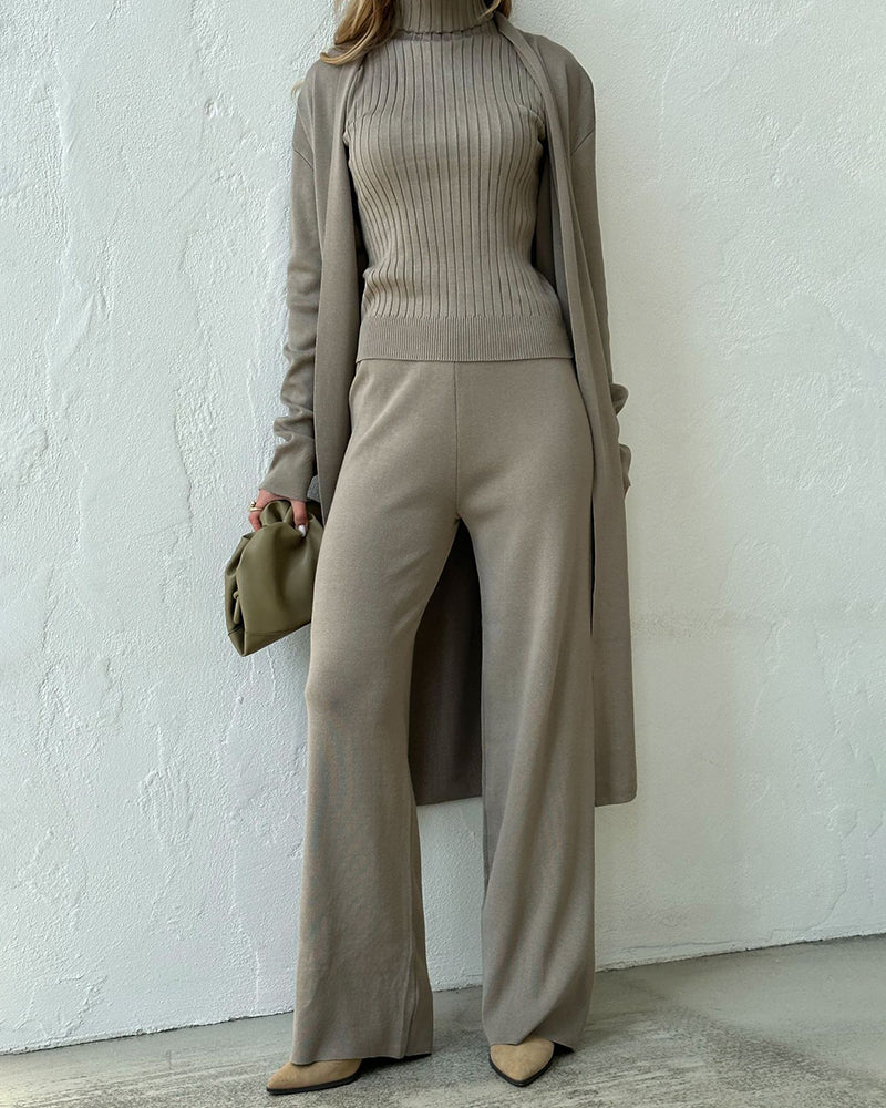 Linda three-piece cardigan, top and trouser set, view 13