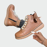 Nadine - Leather Orthopaedic Ankle Boots