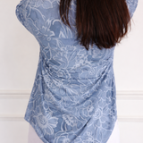 Willow floral blouse with pocket, view 6