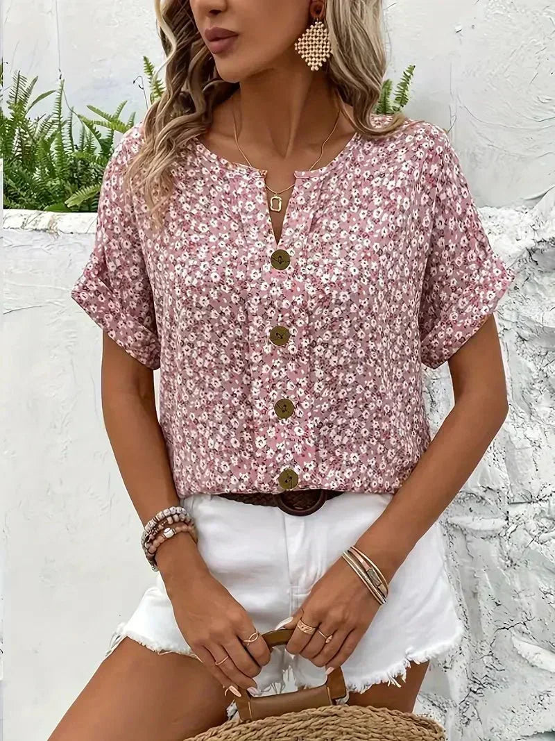 Wolena wildflower blouse, view 4
