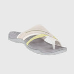 Jade Ergonomic Toe Post Sandals in White, view 7