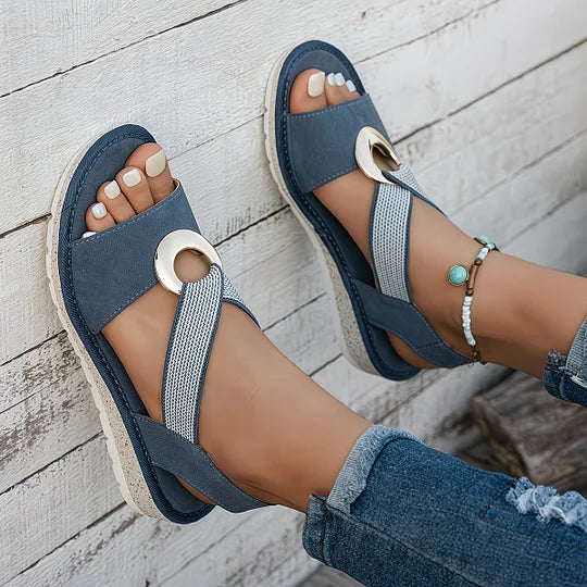 Zefira flatform sandals, view 6