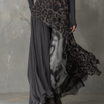 Martina leopard print maxi dress, view 4