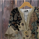 Phoenix patterned blouse, view 4